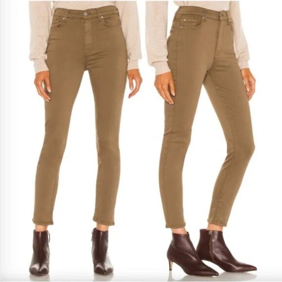 7 for All Mankind High Rise Ankle Skinny Jeans - Picture 1 of 9